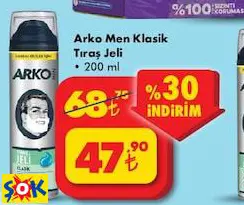 ARKO MEN KLASİK TIRAŞ JELİ • 200 ML